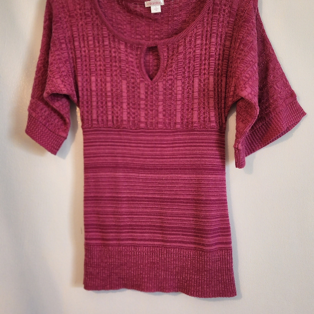 Xhilaration Fuchsia Knit Top